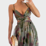 Mia - Lilleline Maxi Kleit Elegantsi Loomiseks