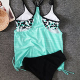Augustus - Ühevärviline tankini leopardimustriga