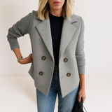 Marta™ | Elegantne Mantel Pehmete Varrukatega