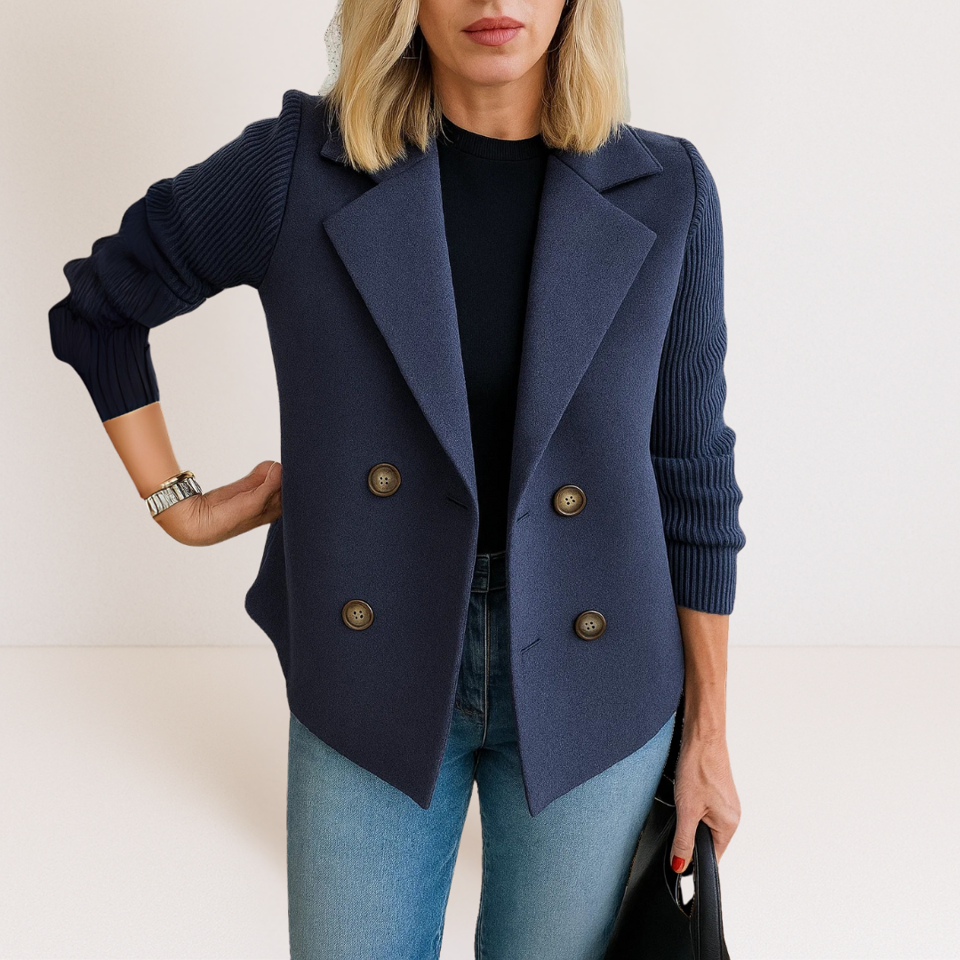 Marta™ | Elegantne Mantel Pehmete Varrukatega