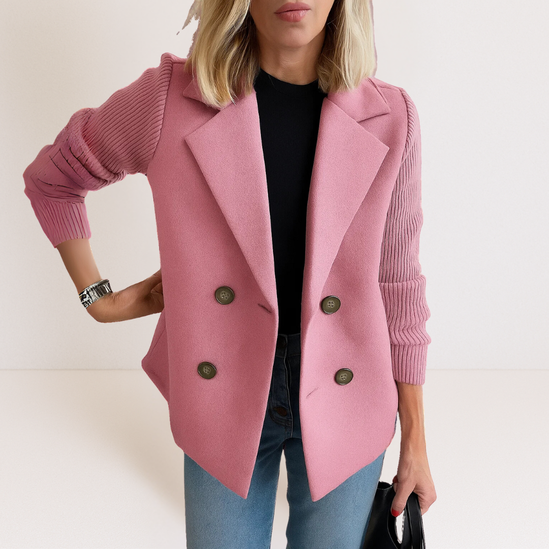 Marta™ | Elegantne Mantel Pehmete Varrukatega