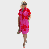 Sara – Lillemusteriga Kleid