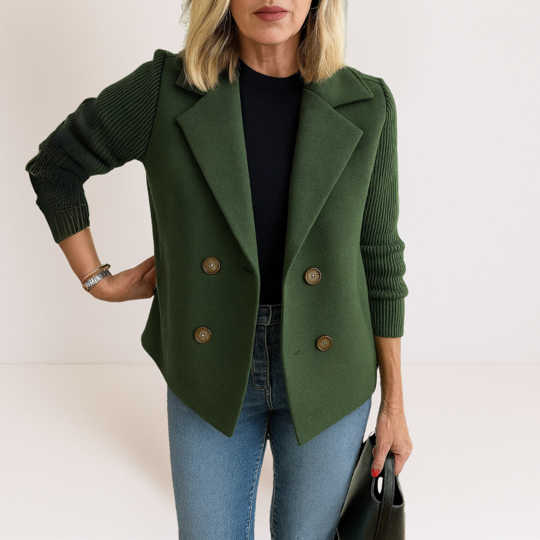 Marta™ | Elegantne Mantel Pehmete Varrukatega
