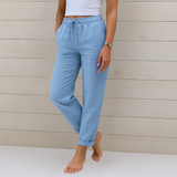 Sara | Premium Elastsed Hingavad Lina Püksid