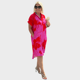 Sara – Lillemusteriga Kleid