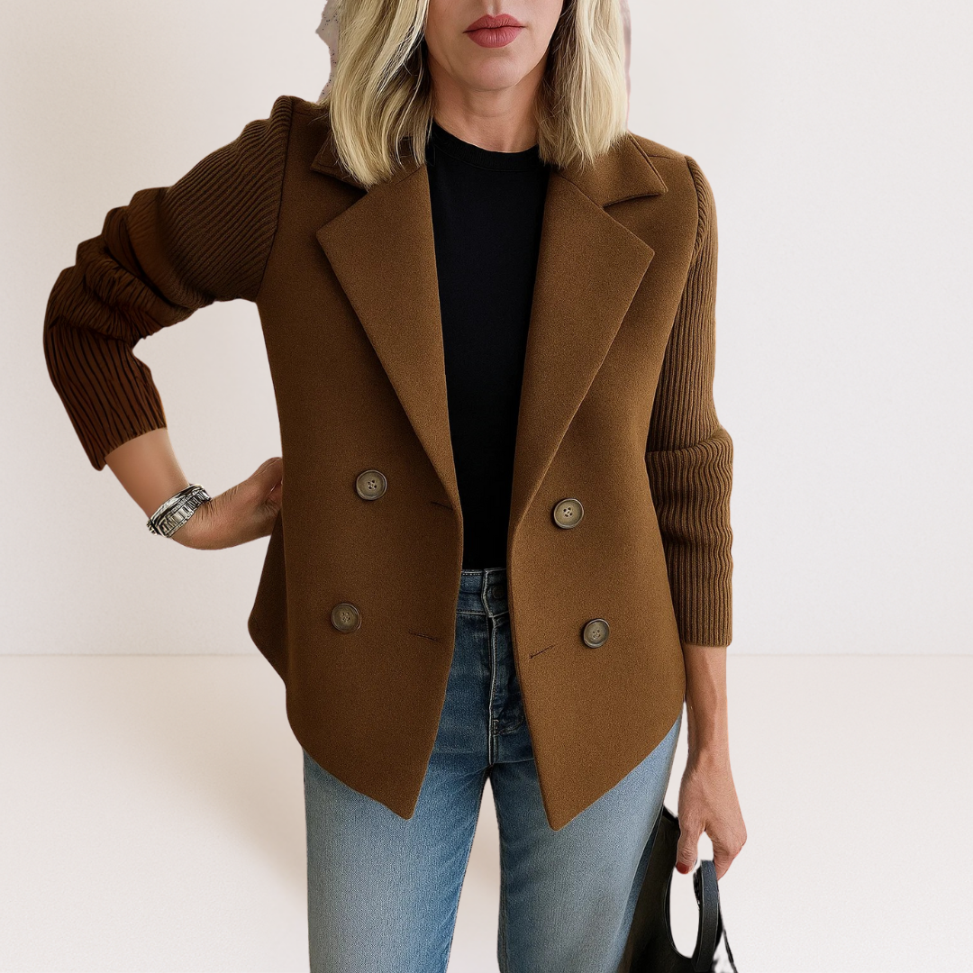 Marta™ | Elegantne Mantel Pehmete Varrukatega