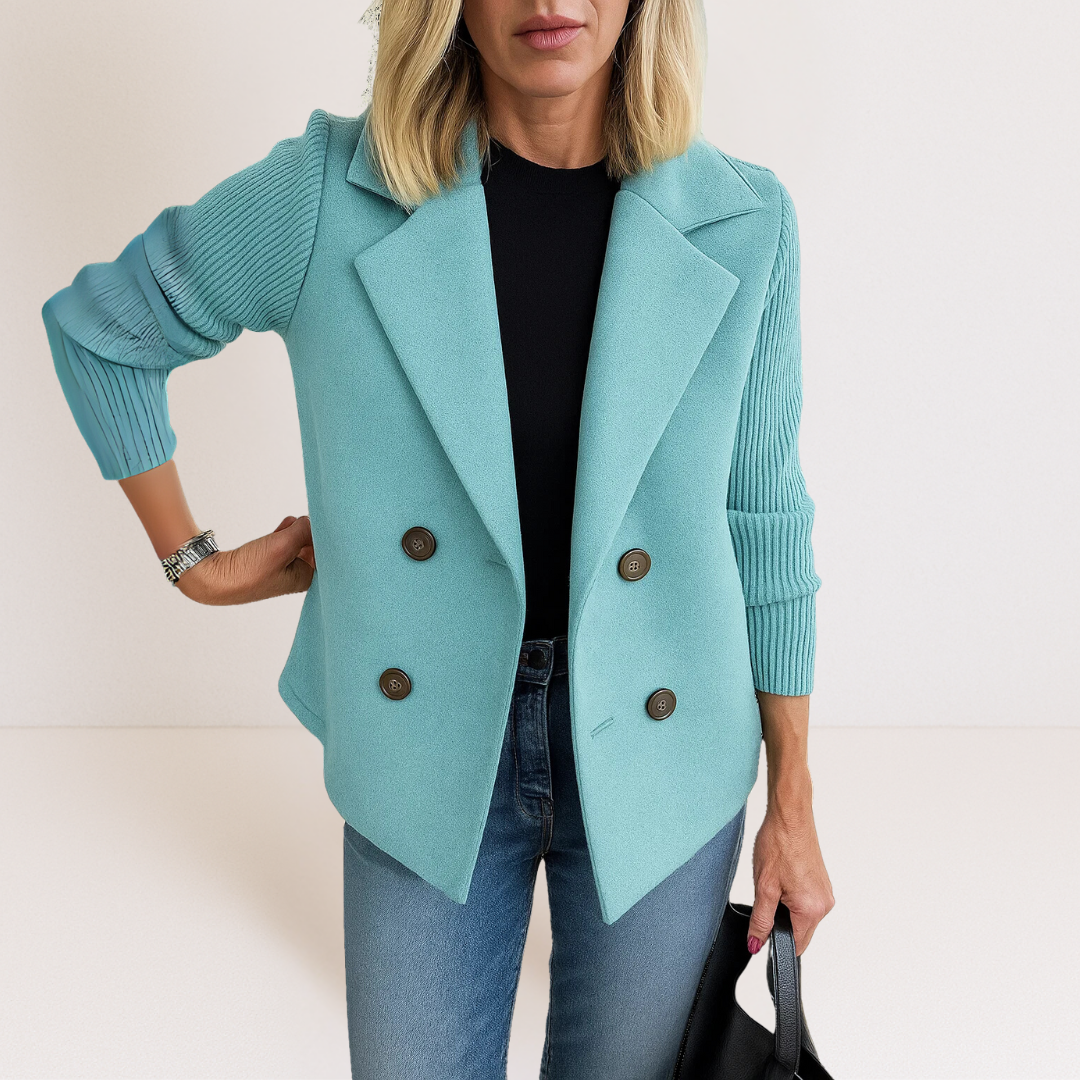 Marta™ | Elegantne Mantel Pehmete Varrukatega