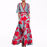 Valentina | Elegantsed Maxi Kleit Sügava Kraega