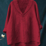 Samantha | Elegantne Linane Bluus Suveks