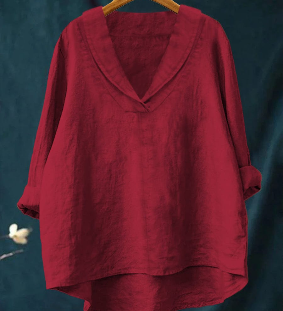 Samantha | Elegantne Linane Bluus Suveks
