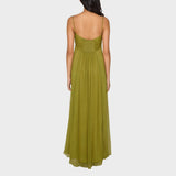 Bela - Maxi Kleid Sügava Dekoltee'ga