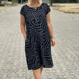 Nelia™ - Kerge suvine kleit mustriga