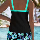 Laluna® | Kaheosaline Elegantne Tankini-Komplekt