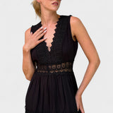 Elena - Elegantne V-kaelusega Lõhikleid