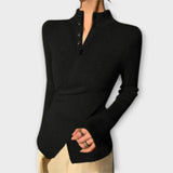 Michiko – Elegantne Slim Fit Kootud T-särk