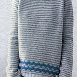 Teja - Naiste igapäevane pullover peente triipudega