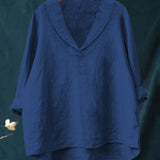 Samantha | Elegantne Linane Bluus Suveks