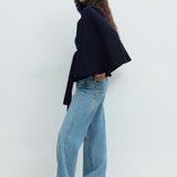 Lusana – Elegantne vööga mantel