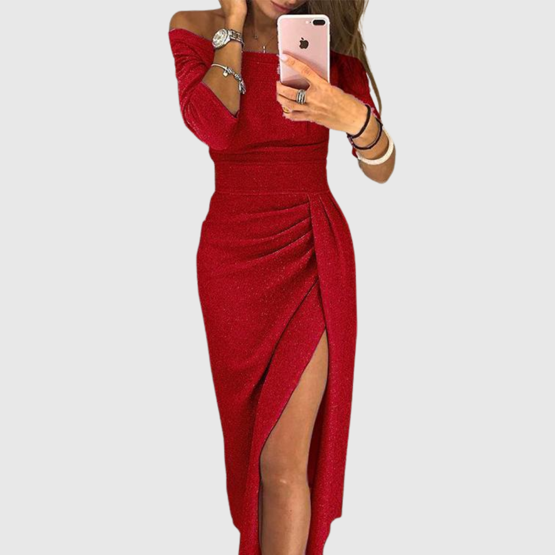 Lily | Chic Maxi Kleid mit Neckholder
