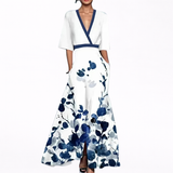 Valentina | Elegantsed Maxi Kleit Sügava Kraega
