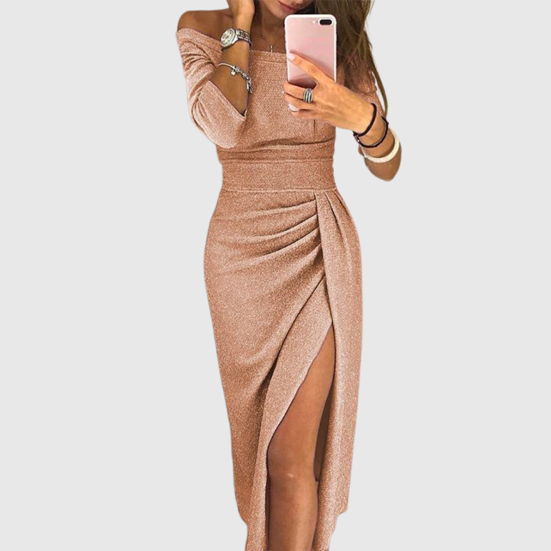 Lily | Chic Maxi Kleid mit Neckholder