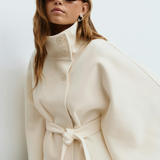 Lusana – Elegantne vööga mantel