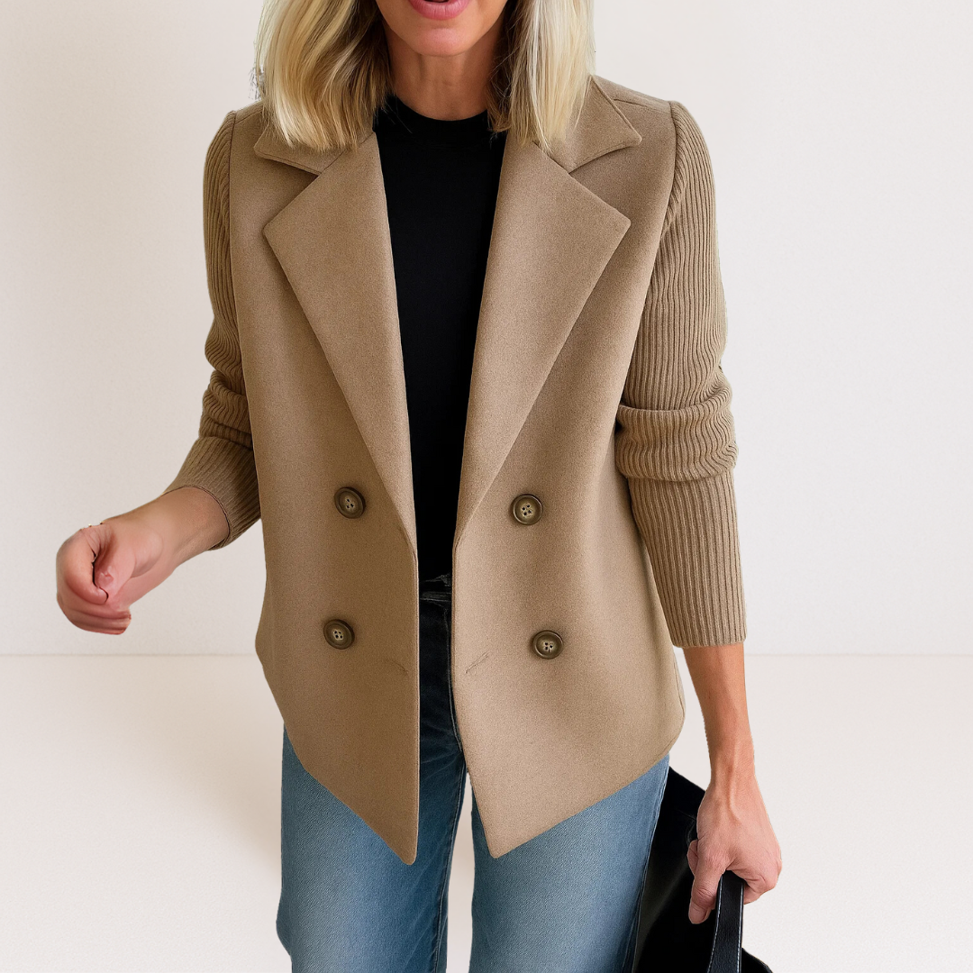Marta™ | Elegantne Mantel Pehmete Varrukatega