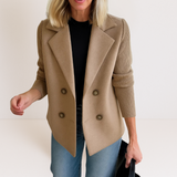Marta™ | Elegantne Mantel Pehmete Varrukatega