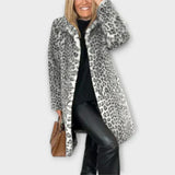 Jessica – Stiilne leopardimustriga mantel