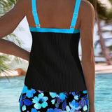 Laluna® | Kaheosaline Elegantne Tankini-Komplekt