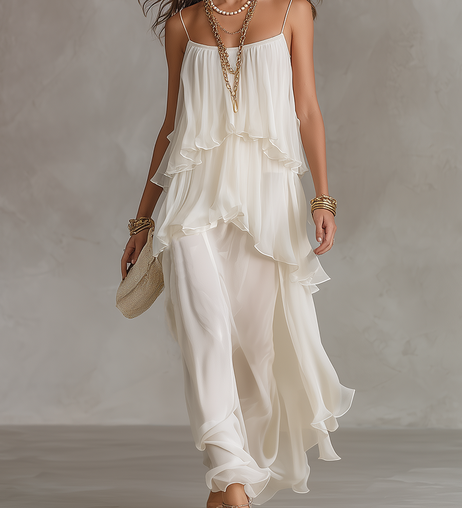 AURELIA | Maxi Chiffon Kleit