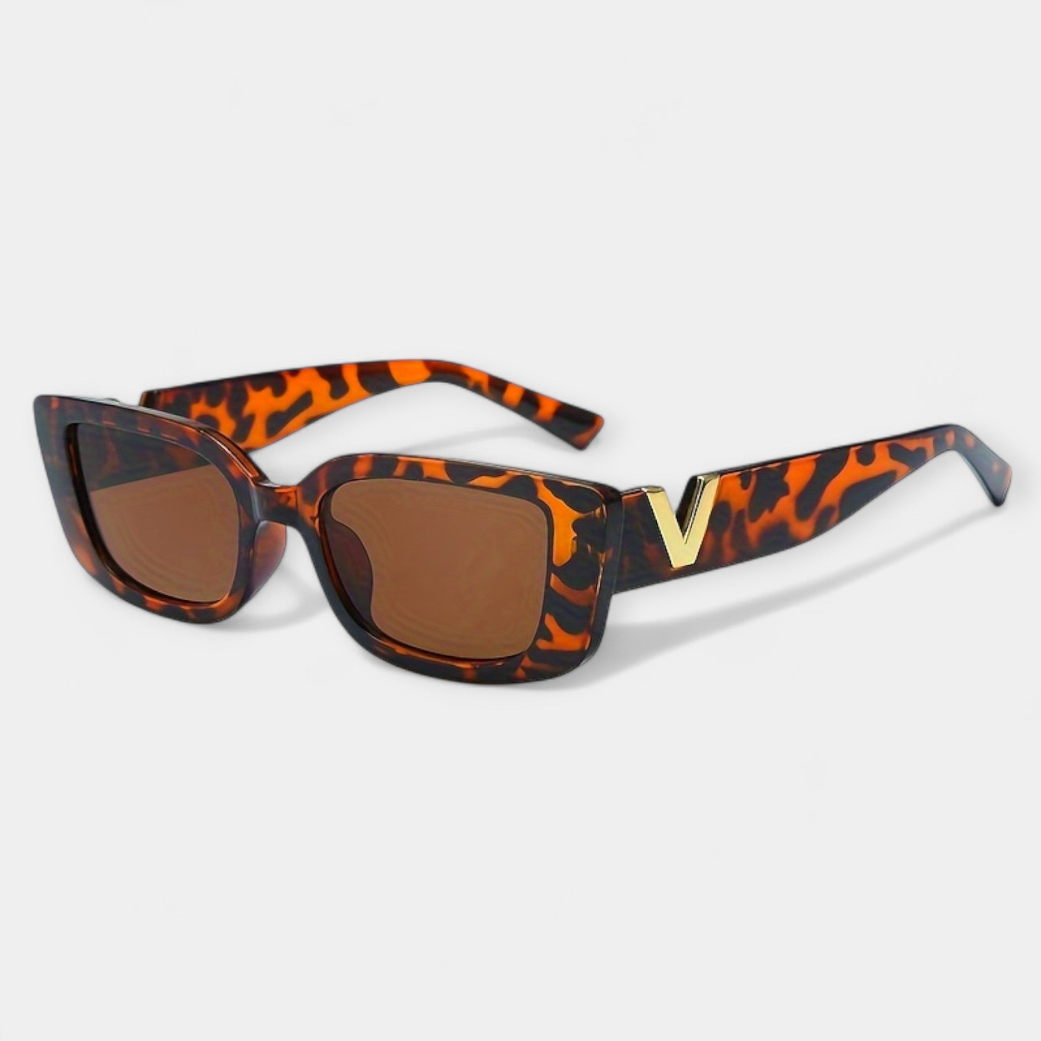 Vintage ruudukujulised päikeseprillid