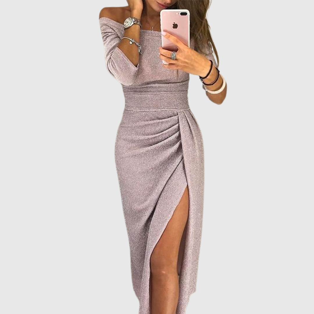 Lily | Chic Maxi Kleid mit Neckholder
