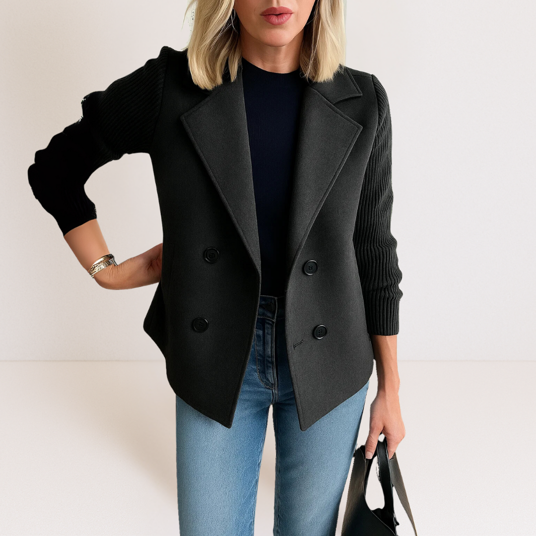 Marta™ | Elegantne Mantel Pehmete Varrukatega