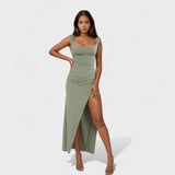 Constança - Elegantne pikk kleit avatud seljaga