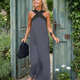 Delphine | Suvekleit ristdetailiga