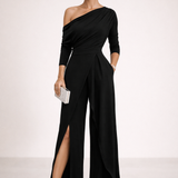 Elara – Elegantne Ühe Õlaga Jumpsuit
