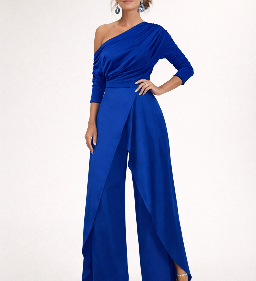 Elara – Elegantne Ühe Õlaga Jumpsuit