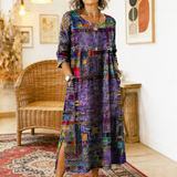 Manuela | Elegantne Patchwork Musterkleit