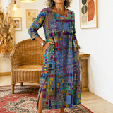 Manuela | Elegantne Patchwork Musterkleit