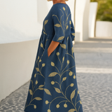 Eliza™ | Elegantne Lilleline Midi Kleit