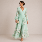 VENIRA | Midi Lilled Kleidid Roheline