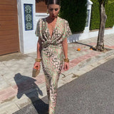 Clarandra™  Elegantne midi kleit