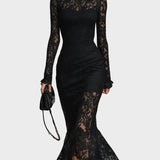 Jasna - Elegantne Pitsiline Maxi Kleit