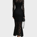 Jasna - Elegantne Pitsiline Maxi Kleit