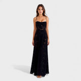 Verona - Maxi Kleid mit Floralspitze