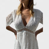 Marinka - Elegantne Boho Pikk Kleit
