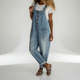 Bertille™ - Denim salopett suveks