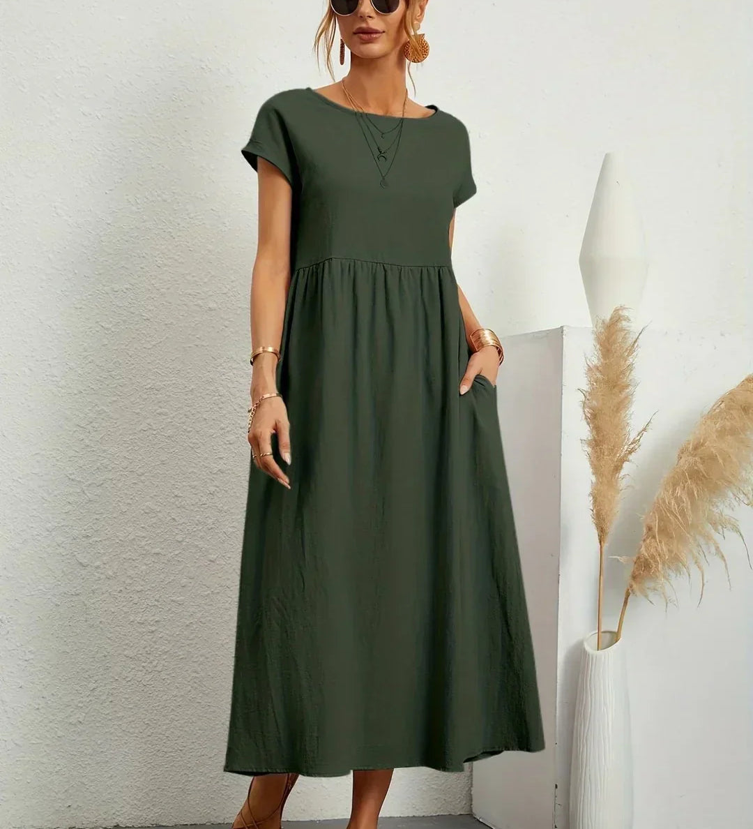 Gabrielle™ - Elegantne Voolav Midi Kleit