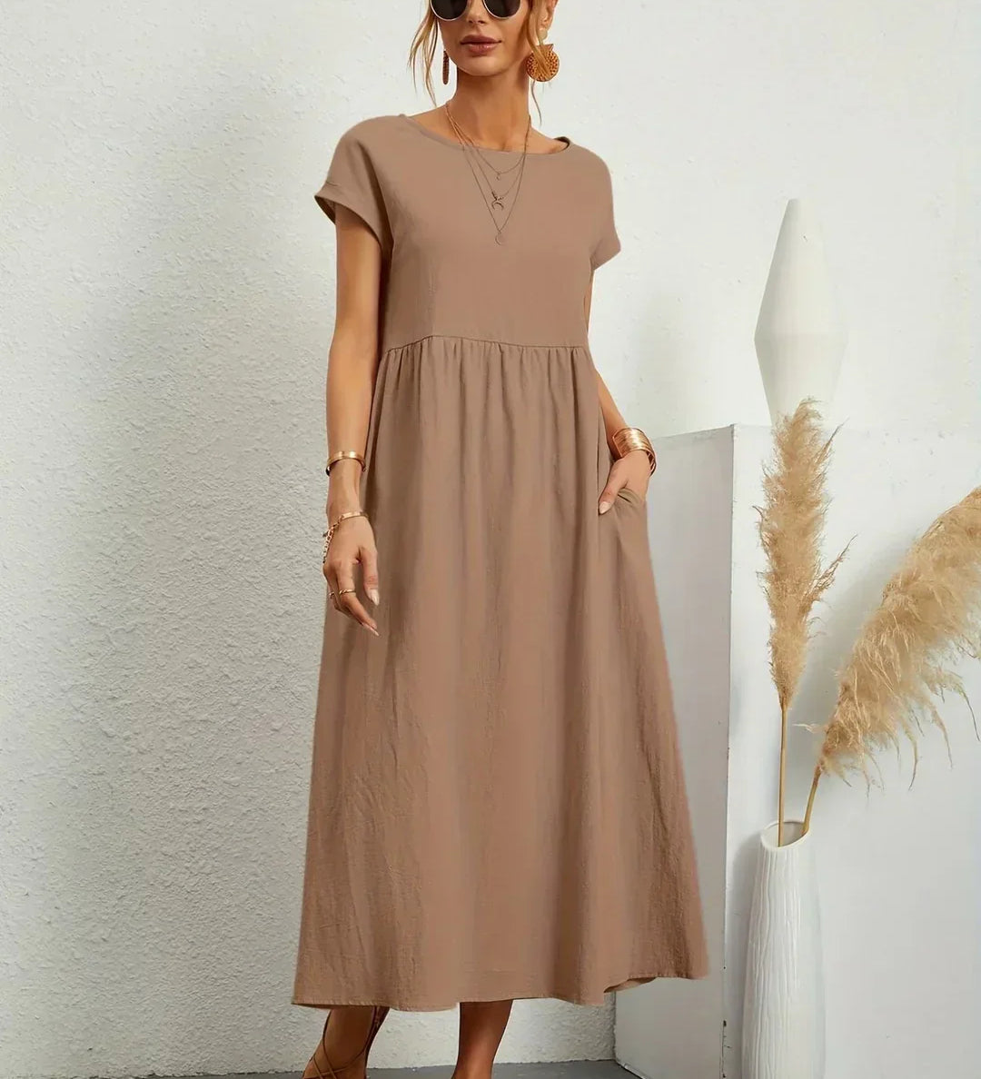 Gabrielle™ - Elegantne Voolav Midi Kleit